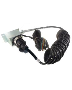 Chicote Espiral Completo/Cavalo Carreta 6,5M + 6M 7 Vias Tomada Grande Fios Coloridos