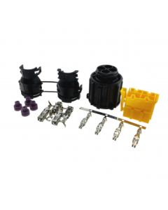 Kit Conector 4 Pinos Redondos Completo